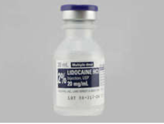 Lidocaine  HCL for inection 2% 20mL Vial Lot MJ1689  Exp 2/28/2027 NDC 00409-4277-16 Hospira
