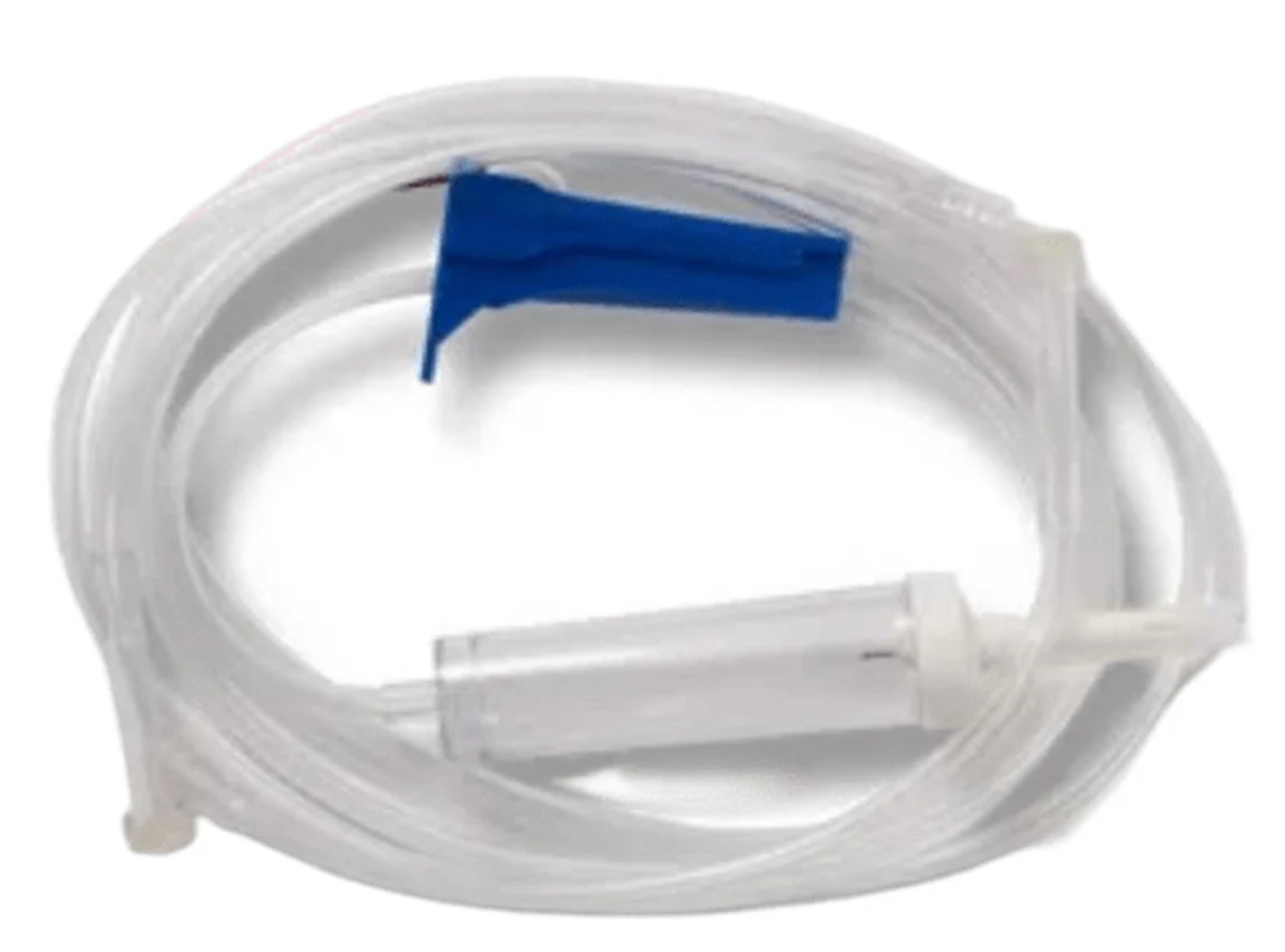 Dynarex 7044 IV Administration Set with 1 Injection Site, 20 Drop/mL, 92" Length